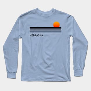 Nebraska Sun and Horizon Long Sleeve T-Shirt
